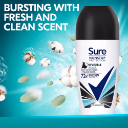 Sure Women Antiperspirant Deodorant - 50ml - Buy 6 - Invisible Aqua