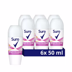 Bright Bouquet Anti-Perspirant Roll On for 48-hour sweat and odour protection deodorant for women 6x 50 ml