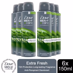 Dove Men+Care Advanced Antiperspirant Deodorant - Buy 6 - Extra Fresh