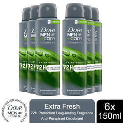 Dove Men+Care Advanced Antiperspirant Deodorant - Buy 6 - Extra Fresh