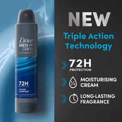 Dove Anti-Perspirant Men+Care Advanced Deo, 200ml - Buy 3 - Clean Comfort