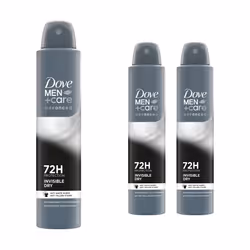 Dove Anti-Perspirant Men+Care Advanced Deo, 200ml - Buy 3 - Invisible Dry