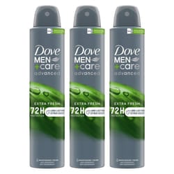 Dove Anti-Perspirant Men+Care Advanced Deo, 200ml - Buy 3 - Extra Fresh