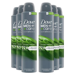 Dove Anti-Perspirant Men+Care Advanced Deo, 200ml - Buy 6 - Extra Fresh