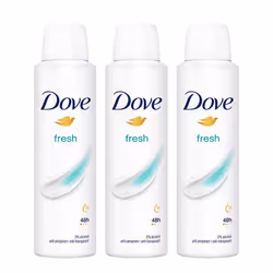 Dove Fresh Anti-Perspirant with 48H Sweat Protection Deo for Women 150ml, 3 Pack