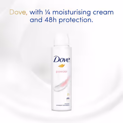 Dove Powder Anti-Perspirant with 48H Sweat Protection Deo for Women 200ml, 3pk