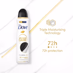 Dove AntiPerspirant Advanced Care Deodorant, 150ml - Buy 3 - Invisible Dry