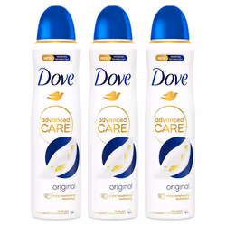 Dove AntiPerspirant Advanced Care Deodorant, 150ml - Buy 3 - Original