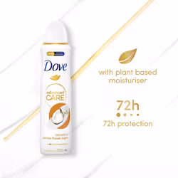 Dove Advanced Care Antiperspirant Deo CoconutScent 200ml,6pk