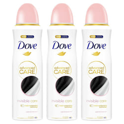 Dove Advanced Care AP Deodorant Spray, 200ml - Buy 3 - Invisible Care