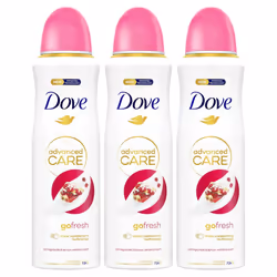 Dove Advanced Care AP Deodorant Spray, 200ml - Buy 3 - Pomegranate & Lemon Verbena