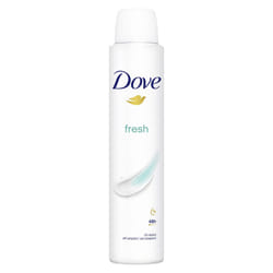 Fresh Anti-perspirant Deodorant Spray pack of 6 with Â¼ moisturising cream for 48 hours of protection 200 ml