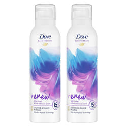 Dove Bath Therapy Shower & Shave Mousse, 200ml - Buy 2 - Renew