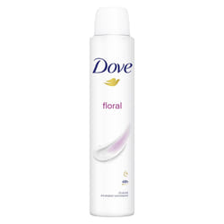 Floral Anti-perspirant Deodorant Spray pack of 6 with Â¼ moisturising cream for 48 hours of protection 200