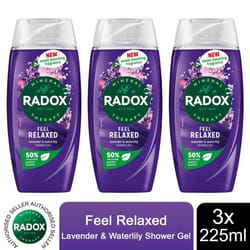 Radox Mineral Therapy Shower Gel - 225ml - Buy 3 - Feel Relaxed