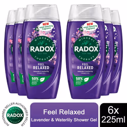 Radox Mineral Therapy Shower Gel - 225ml - Buy 6 - Feel Relaxed
