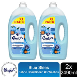 Comfort Fabric Conditioner Blue Skies 2490ml - 83W - Buy 2