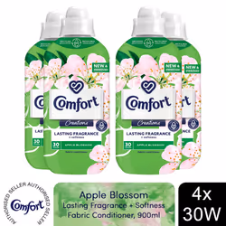 Comfort Fabric Conditioner Apple Blossom 900ml 30W - Buy 4