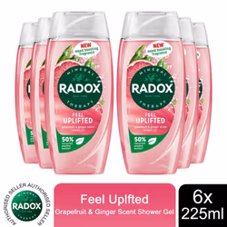 Radox Mineral Therapy Shower Gel - 225ml - Buy 6 - Feel Uplifted