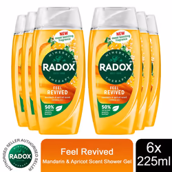 Radox Mineral Therapy Shower Gel - 225ml - Buy 6 - Feel Revived