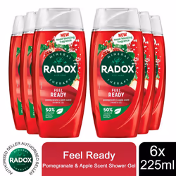 Radox Mineral Therapy Shower Gel - 225ml - Buy 6 - Feel Ready