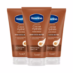 Vaseline Hand Cream Intensive Care Pure Cocoa Butter 75ml, 3 Pack - Additional view 6