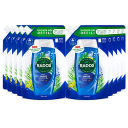 Radox Mineral Therapy ShowerGel Refill Pouch 500ml - Feel Awake, Buy 10