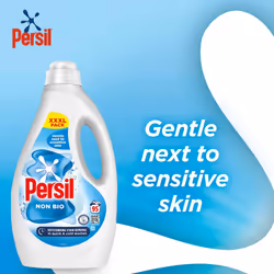 Persil XXXL Washing Liquid Detergent Non Bio 2.565L, 190 W
