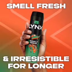 Lynx Body Spray JungleFresh High DefinitionFragrance,6x200ml