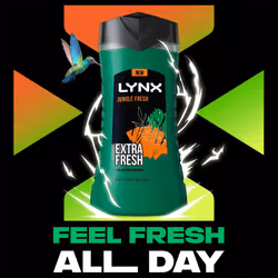 Lynx 3in1 Body, Face & Hair Wash Shower Gel 225ml, 6pk