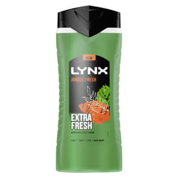 Jungle Fresh 3-in-1 Body Wash hair, face and body 6x 500 ml cleanser with a palm leaf & amber scent for a refreshing
