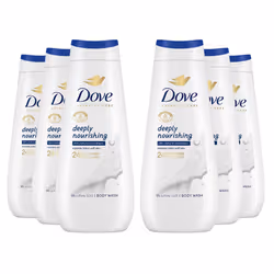 Dove Advanced Care Bodywash Deeply Nourishing, 6x400ml