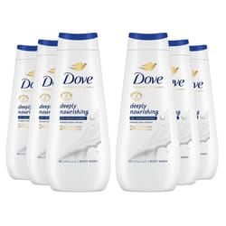 Dove Advanced Care Bodywash Deeply Nourishing, 6x400ml