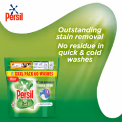 Persil XXXL 3in1 Laundry Washing Capsules Bio 120W, 2pk