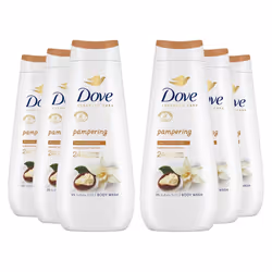 Dove Advanced Care Body Wash Pampering 400ml, 6pk