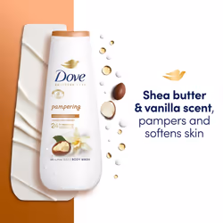 Dove Advanced Care Body Wash Pampering 400ml, 6pk