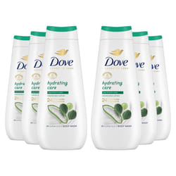 Dove Advanced Care Body Wash Hydrating Care, 6x400ml