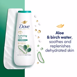 Dove Advanced Care Body Wash Hydrating Care, 6x400ml