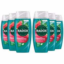Radox Mineral Therapy Shower Gel Feel Hydrated, 6x225ml