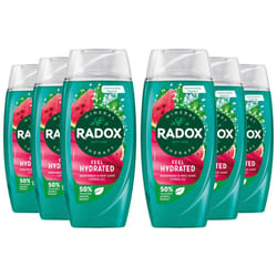 Radox Mineral Therapy Shower Gel Feel Hydrated, 6x225ml