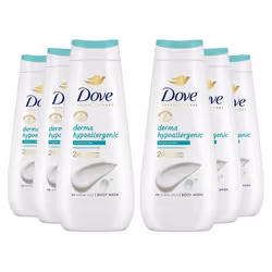 Dove Advanced Care Body Wash Hypoallergenic, 6x400ml