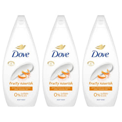 Dove Fruity Nourish Body Wash 0% Sulfate SLES 720ml, 3pk