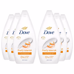 Dove Fruity Nourish Body Wash 0% Sulfate SLES 450ml,6pk