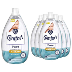 Comfort Pure Ultimate Fabric Conditioner Fresh & Mild 6x 58W
