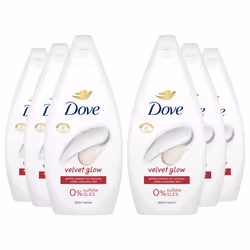 Dove Velvet Glow Body Wash 0% Sulfate SLES 450ml, 6pk
