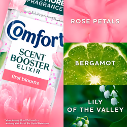 Comfort Botanical Elixir First Blooms Scent Booster 460ml, 3 Pack