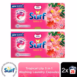 Surf 3in1 Laundry Detergent Tropical Lily 2 or 4pk - Buy 2