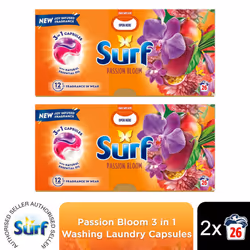 Surf 3in1 Laundry Detergent Passion Bloom 2 or 4pk - Buy 2