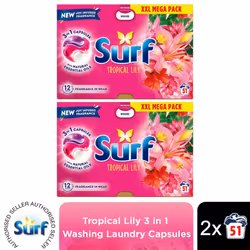 Surf 3in1 Laundry Detergent Tropical Lily 2 or 4pk - Buy 2