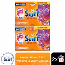 Surf 3in1 Laundry Detergent Passion Bloom 2 or 4pk - Buy 2